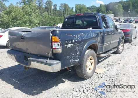 2002 Toyota Tundra Sr5 из США, поврежденный, VIN 5TBBT44152S234296